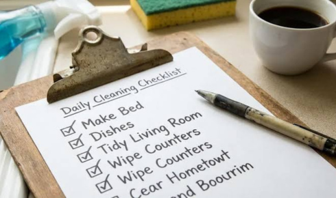 deep cleaning checklist